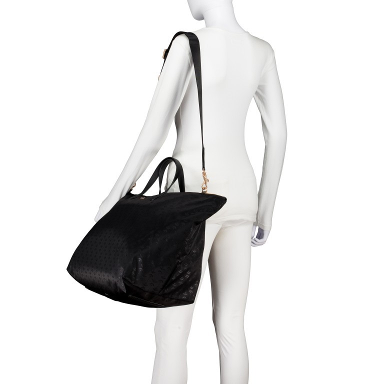 Reisetasche Collana Tessuto Helena LHZ Black, Farbe: schwarz, Marke: Joop!, EAN: 4048835230038, Abmessungen in cm: 44x32x23.5, Bild 4 von 6