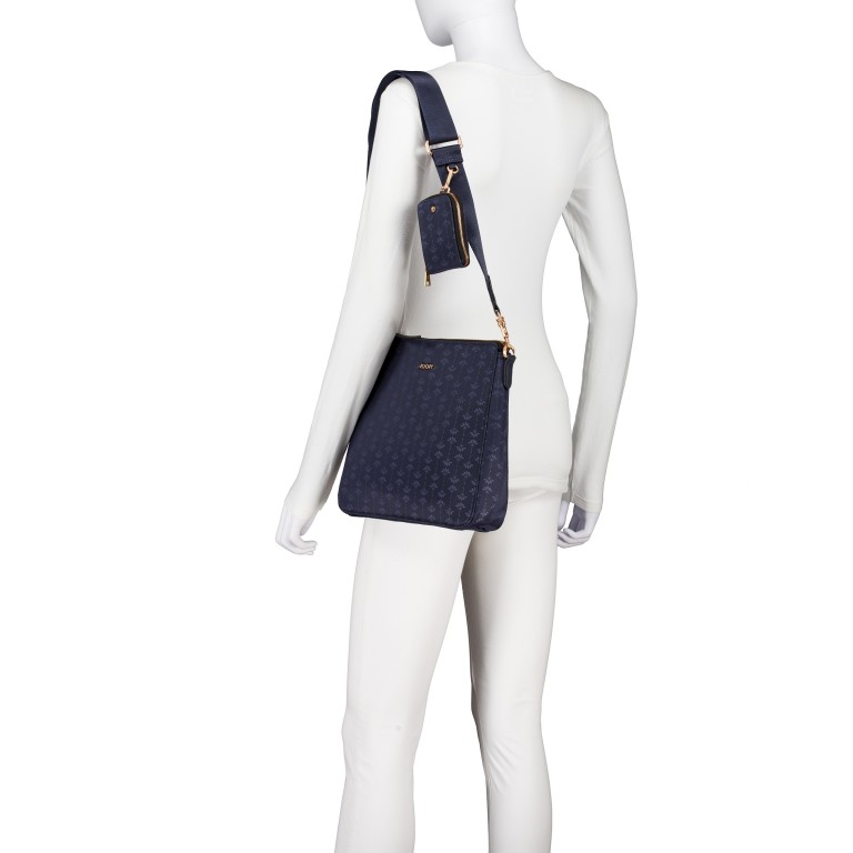 Umhängetasche Collana Tessuto Jasmina MVZ Dark Blue, Farbe: blau/petrol, Marke: Joop!, EAN: 4048835220923, Abmessungen in cm: 27x25x6.3, Bild 4 von 6