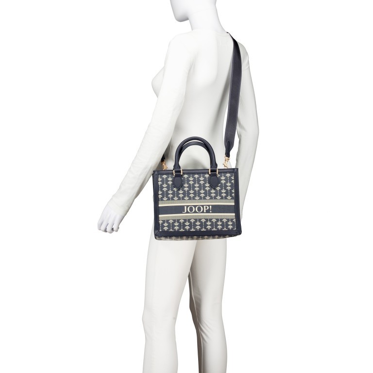 Handtasche Mazzolino Catena Aurelia SHZ Dark Blue, Farbe: blau/petrol, Marke: Joop!, EAN: 4048835227823, Abmessungen in cm: 27x21.5x14, Bild 6 von 8