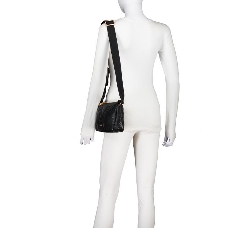 Umhängetasche Ricamo Ovatare Jasmina SHZ Black, Farbe: schwarz, Marke: Joop!, EAN: 4048835227632, Abmessungen in cm: 23.5x15.5x6.5, Bild 4 von 7