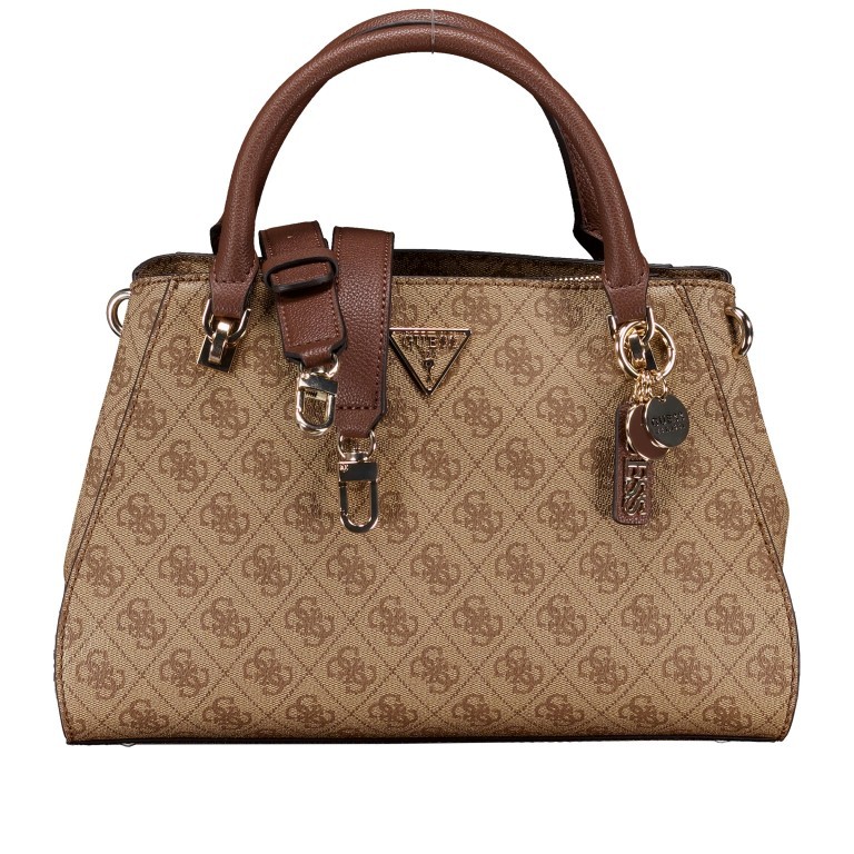 Handtasche Noelle Latte Logo Brown, Farbe: cognac, Marke: Guess, EAN: 0190231910138, Abmessungen in cm: 32x20x11.5, Bild 1 von 7
