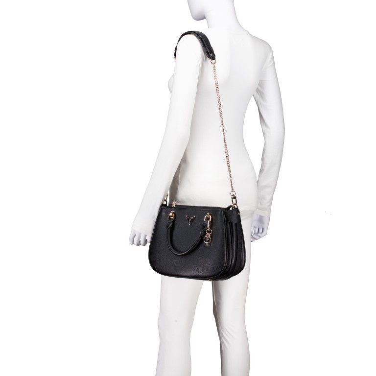 Handtasche Fedora Black, Farbe: schwarz, Marke: Guess, EAN: 0190231918875, Abmessungen in cm: 30x22x13.5, Bild 5 von 7