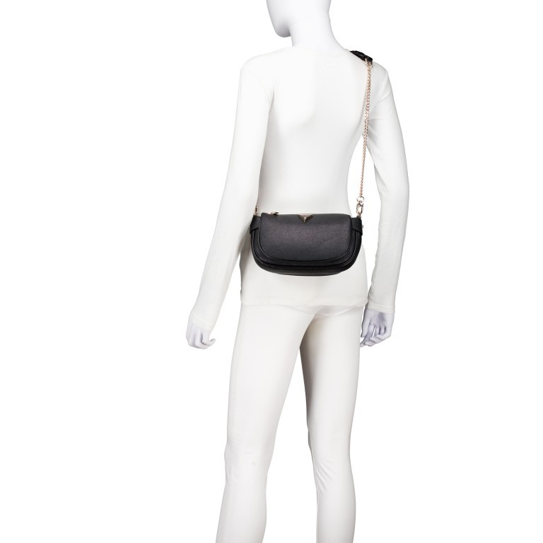 Umhängetasche Fedora Black, Farbe: schwarz, Marke: Guess, EAN: 0190231918912, Abmessungen in cm: 24.5x13x8.5, Bild 6 von 7