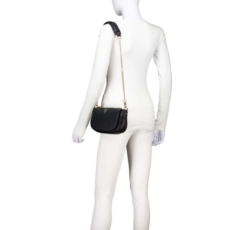 Umhängetasche Fedora Black, Farbe: schwarz, Marke: Guess, EAN: 0190231918912, Abmessungen in cm: 24.5x13x8.5, Bild 5 von 7