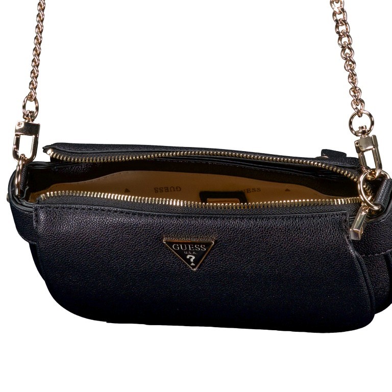 Umhängetasche Fedora Black, Farbe: schwarz, Marke: Guess, EAN: 0190231918912, Abmessungen in cm: 24.5x13x8.5, Bild 7 von 7