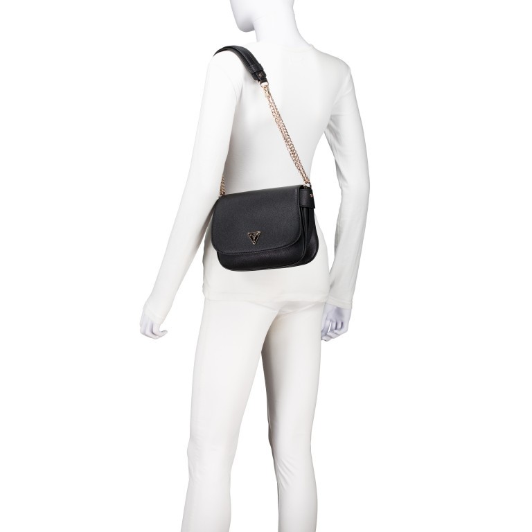 Satteltasche Fedora Black, Farbe: schwarz, Marke: Guess, EAN: 0190231918950, Abmessungen in cm: 23x18x6.5, Bild 4 von 7