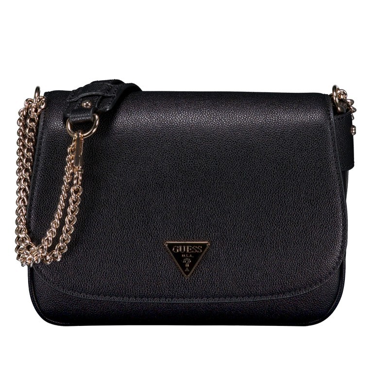 Satteltasche Fedora Black, Farbe: schwarz, Marke: Guess, EAN: 0190231918950, Abmessungen in cm: 23x18x6.5, Bild 1 von 7