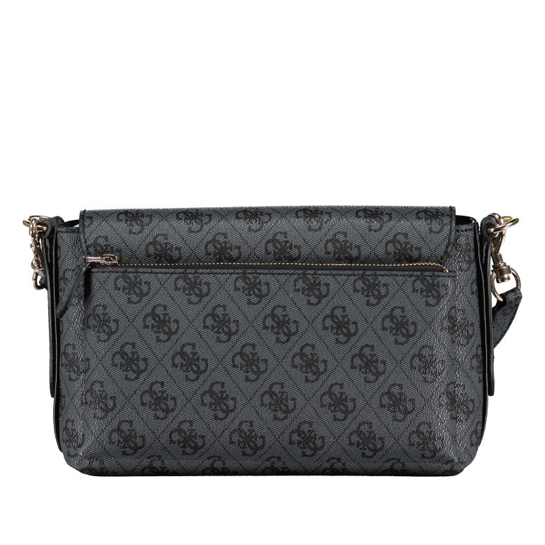Umhängetasche Eco Brenton 4G-Logo Coal, Farbe: anthrazit, Marke: Guess, EAN: 0190231688211, Abmessungen in cm: 23.5x16x11, Bild 3 von 8