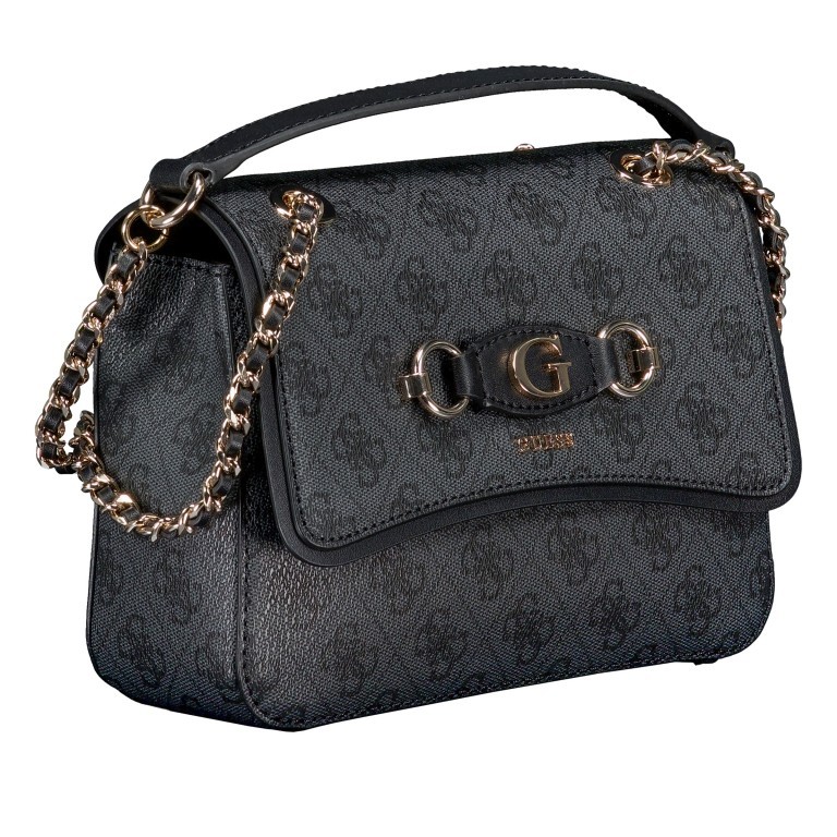 Umhängetasche Izzy Coal Logo, Farbe: anthrazit, Marke: Guess, EAN: 0190231910244, Abmessungen in cm: 22x15.5x7, Bild 2 von 7