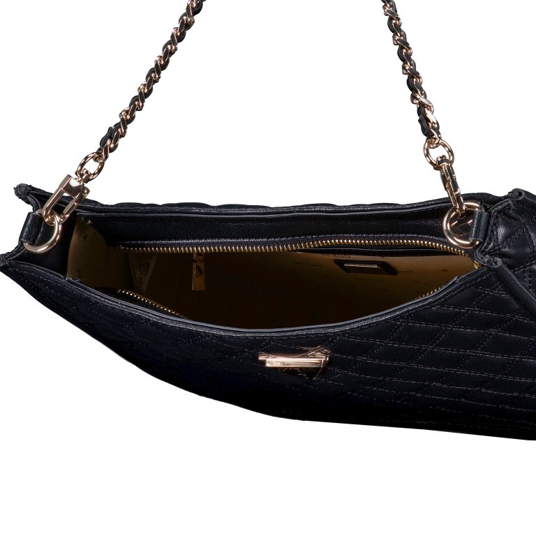 Umhängetasche Giully Black, Farbe: schwarz, Marke: Guess, EAN: 0190231905479, Abmessungen in cm: 28.5x28.5x7.5, Bild 7 von 7