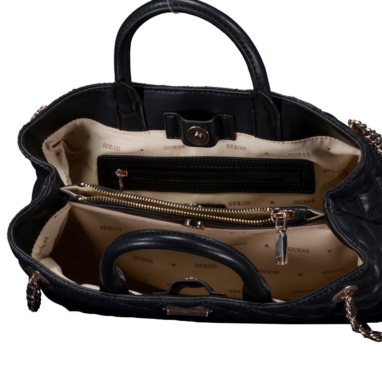 Tasche Giully Black, Farbe: schwarz, Marke: Guess, EAN: 0190231873723, Abmessungen in cm: 31.5x17.5x10, Bild 6 von 6