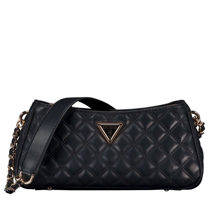 Umhängetasche Giully Black, Farbe: schwarz, Marke: Guess, EAN: 0190231904908, Abmessungen in cm: 28.5x14x5.5, Bild 1 von 6