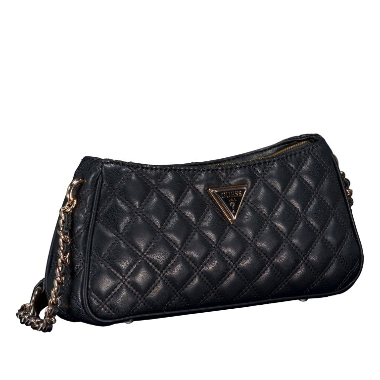 Umhängetasche Giully Black, Farbe: schwarz, Marke: Guess, EAN: 0190231904908, Abmessungen in cm: 28.5x14x5.5, Bild 2 von 6