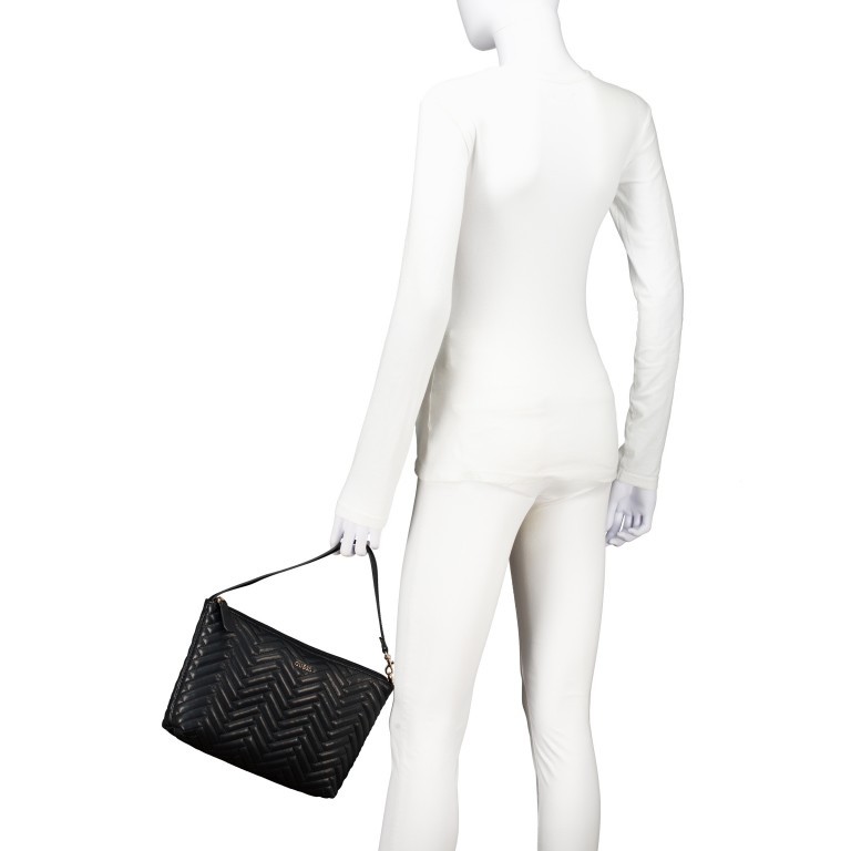 Shopper Anning mit herausnehmbarer Tasche Black, Farbe: schwarz, Marke: Guess, EAN: 0190231907213, Abmessungen in cm: 39.5x33.5x17.5, Bild 4 von 8