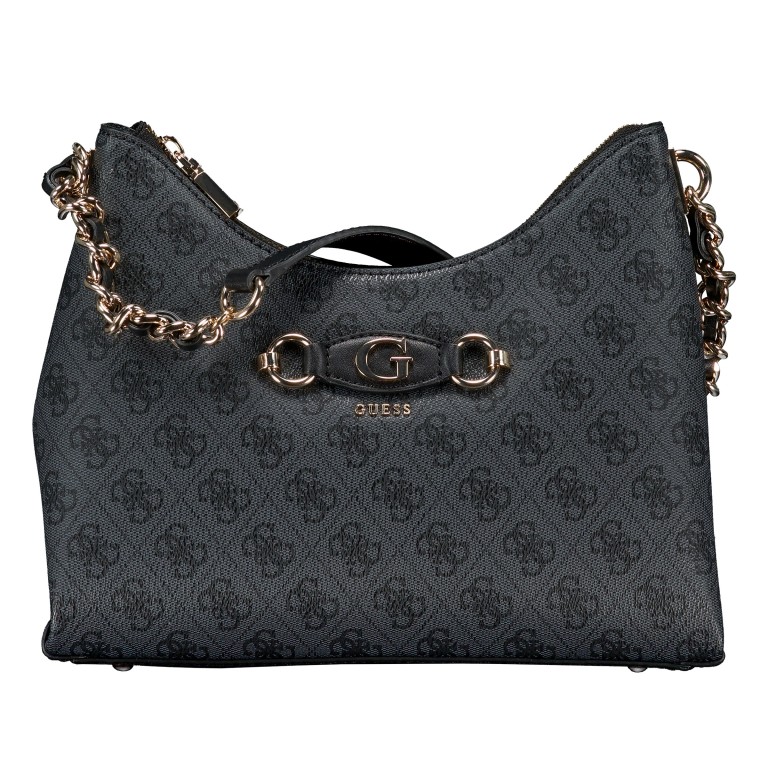 Beuteltasche Izzy Coal Logo, Farbe: anthrazit, Marke: Guess, EAN: 0190231910220, Abmessungen in cm: 28x22.5x9.5, Bild 1 von 6