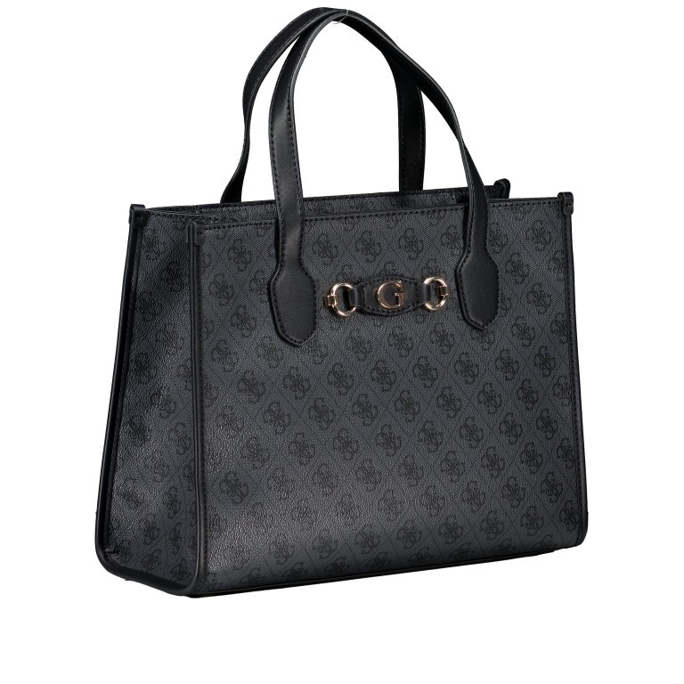 Handtasche Izzy Coal Logo, Farbe: anthrazit, Marke: Guess, EAN: 0190231910268, Abmessungen in cm: 33.5x26.5x13, Bild 2 von 7