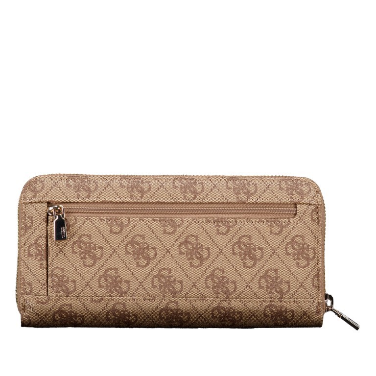 Geldbörse Eco Brenton 4G-Logo mit Griffschlaufe Latte, Farbe: cognac, Marke: Guess, EAN: 0190231910541, Abmessungen in cm: 20.5x10x2.5, Bild 3 von 5