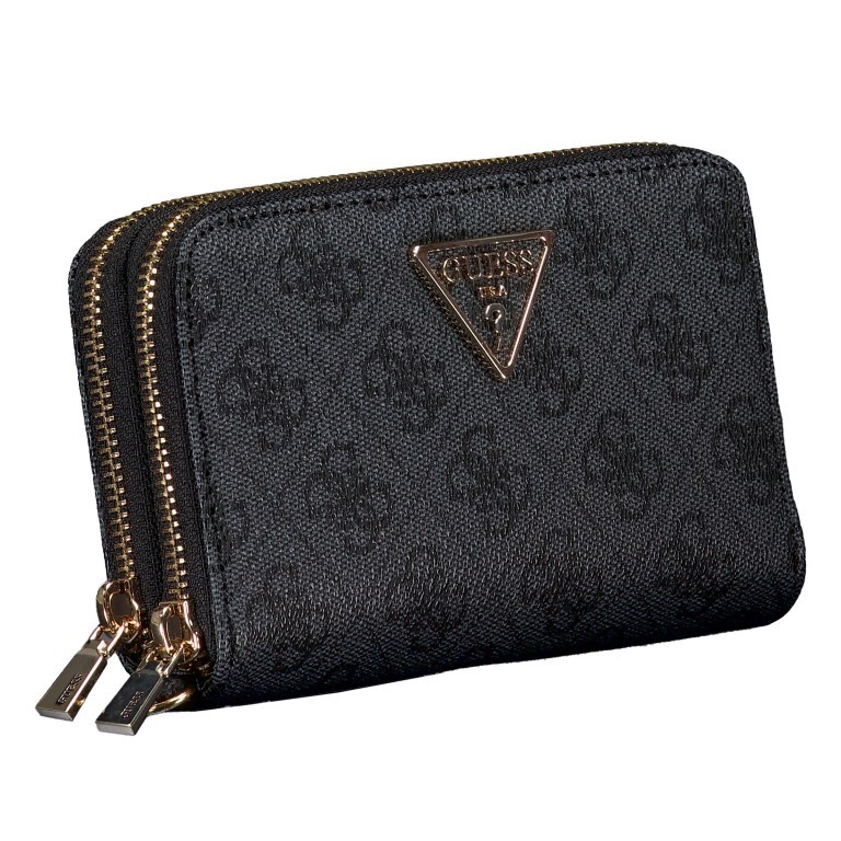 Geldbörse Laurel 4G-Logo Coal, Farbe: anthrazit, Marke: Guess, EAN: 0190231899136, Abmessungen in cm: 15x10x3.5, Bild 2 von 6