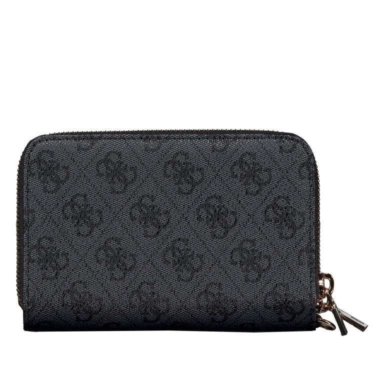 Geldbörse Laurel 4G-Logo Coal, Farbe: anthrazit, Marke: Guess, EAN: 0190231899136, Abmessungen in cm: 15x10x3.5, Bild 3 von 6
