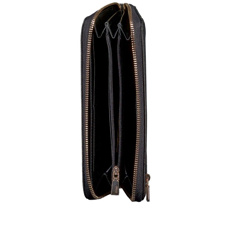 Geldbörse Laurel Black, Farbe: schwarz, Marke: Guess, EAN: 0190231882633, Abmessungen in cm: 20.5x10.2x3, Bild 5 von 5