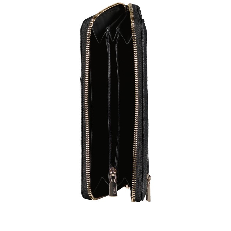 Geldbörse Eco Brenton mit Griffschlaufe Black, Farbe: schwarz, Marke: Guess, EAN: 0190231907329, Abmessungen in cm: 20.5x10x2.5, Bild 5 von 5