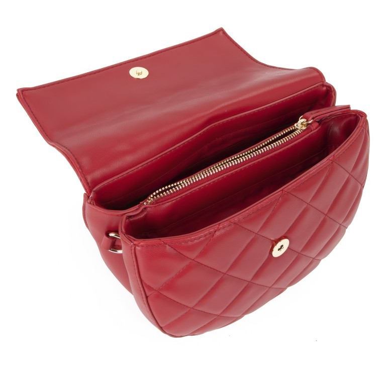 Umhängetasche Bigs Rosso, Farbe: rot/weinrot, Marke: Valentino Bags, EAN: 8054942602565, Abmessungen in cm: 23x18.5x7, Bild 6 von 6