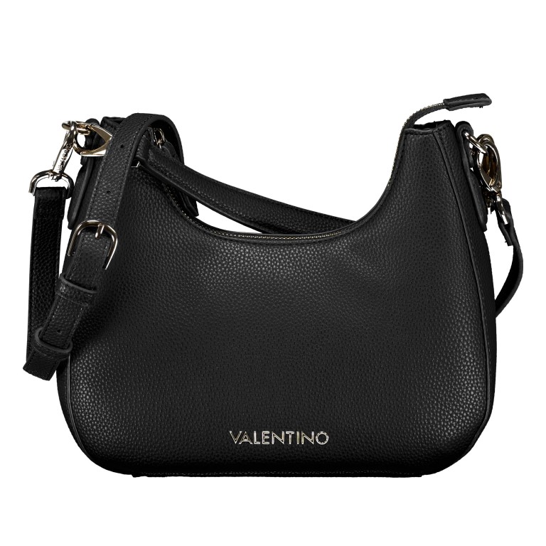 Beuteltasche Brixton Nero, Farbe: schwarz, Marke: Valentino Bags, EAN: 8054942230775, Abmessungen in cm: 26x22x7, Bild 1 von 8