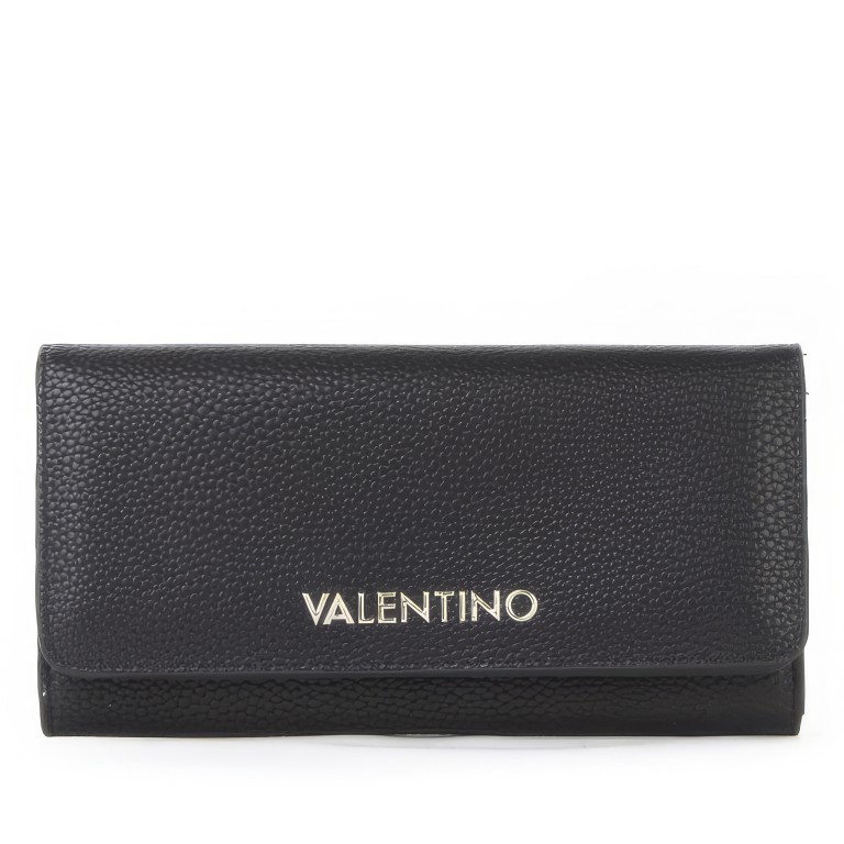 Geldbörse Brixton Nero, Farbe: schwarz, Marke: Valentino Bags, EAN: 8054942232939, Abmessungen in cm: 19.5x10x3, Bild 1 von 4
