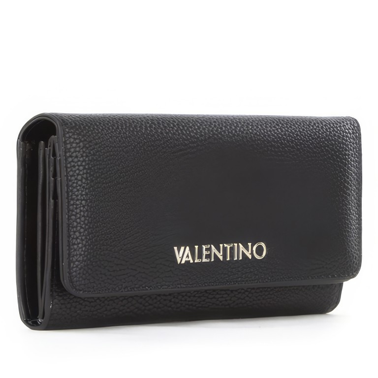 Geldbörse Brixton Nero, Farbe: schwarz, Marke: Valentino Bags, EAN: 8054942232939, Abmessungen in cm: 19.5x10x3, Bild 2 von 4