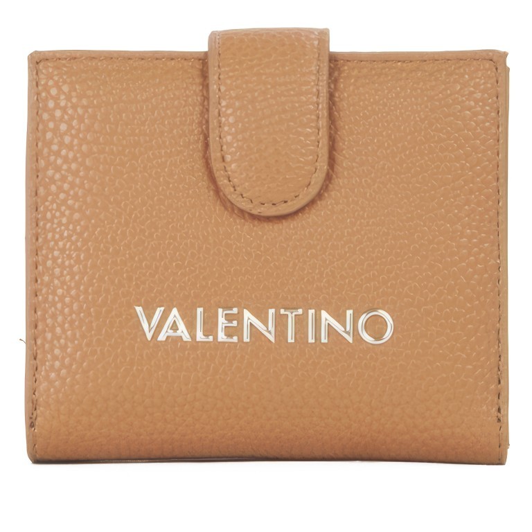 Geldbörse Brixton Cuoio, Farbe: cognac, Marke: Valentino Bags, EAN: 8054942605764, Abmessungen in cm: 11x9.5x3, Bild 1 von 4