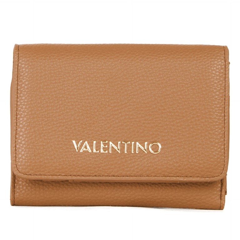 Geldbörse Brixton Cuoio, Farbe: cognac, Marke: Valentino Bags, EAN: 8054942605788, Abmessungen in cm: 14.5x11x3, Bild 1 von 4