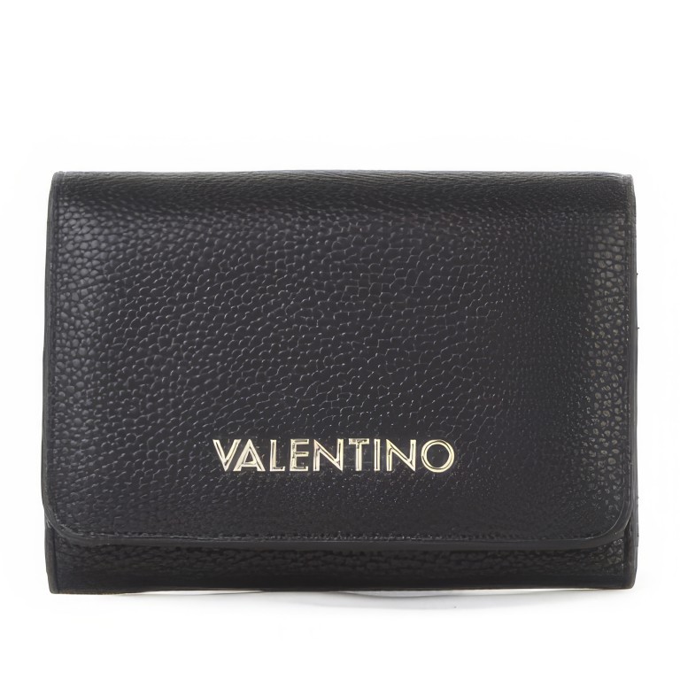 Geldbörse Brixton Nero, Farbe: schwarz, Marke: Valentino Bags, EAN: 8054942233110, Abmessungen in cm: 14.5x11x3, Bild 1 von 4