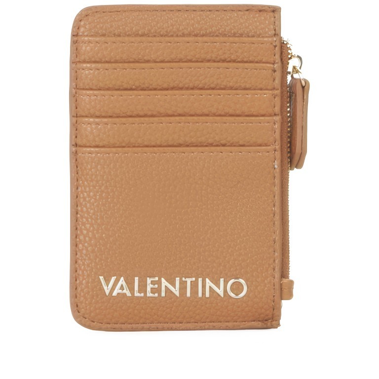 Karten-/Ausweisetui Brixton Cuoio, Farbe: cognac, Marke: Valentino Bags, EAN: 8054942605801, Abmessungen in cm: 8.5x13.2x0.5, Bild 1 von 4