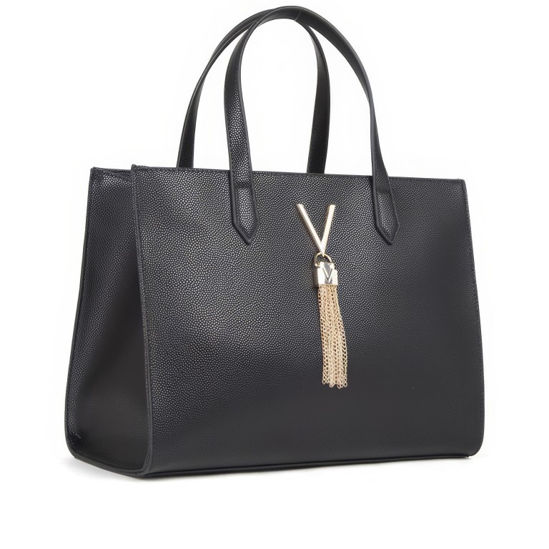 Handtasche Divina VBS1R414G.001 Nero Gold, Farbe: schwarz, Marke: Valentino Bags, EAN: 8054942440730, Abmessungen in cm: 30x23x16, Bild 2 von 7