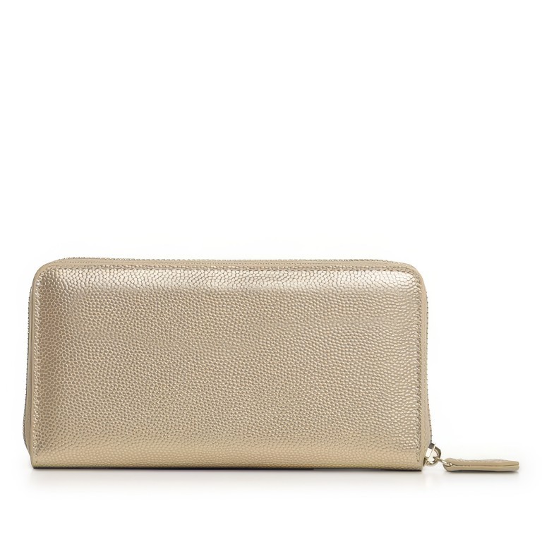 Geldbörse Divina Oro, Farbe: metallic, Marke: Valentino Bags, EAN: 8052790252550, Abmessungen in cm: 19x10x2.5, Bild 3 von 4
