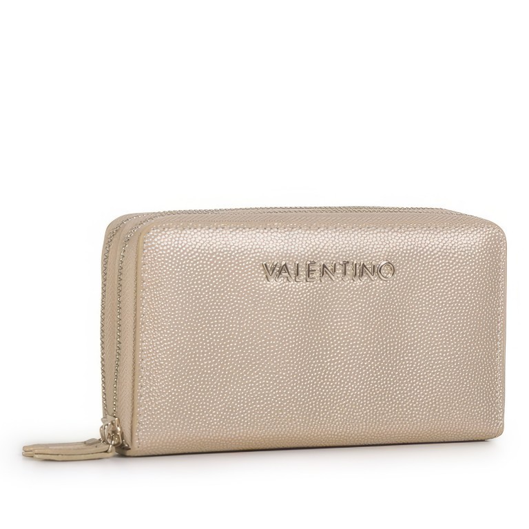 Geldbörse Divina Oro, Farbe: metallic, Marke: Valentino Bags, EAN: 8058043887296, Abmessungen in cm: 19x11x3, Bild 2 von 5