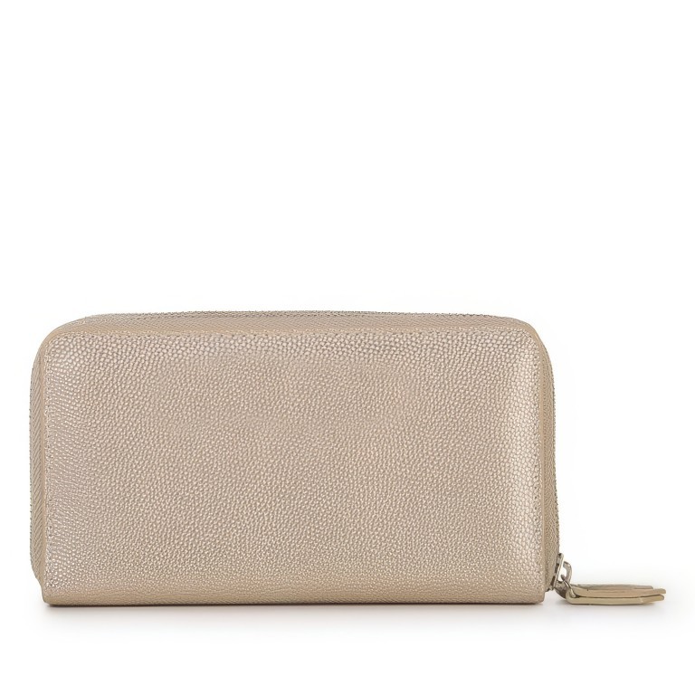 Geldbörse Divina Oro, Farbe: metallic, Marke: Valentino Bags, EAN: 8058043887296, Abmessungen in cm: 19x11x3, Bild 3 von 5