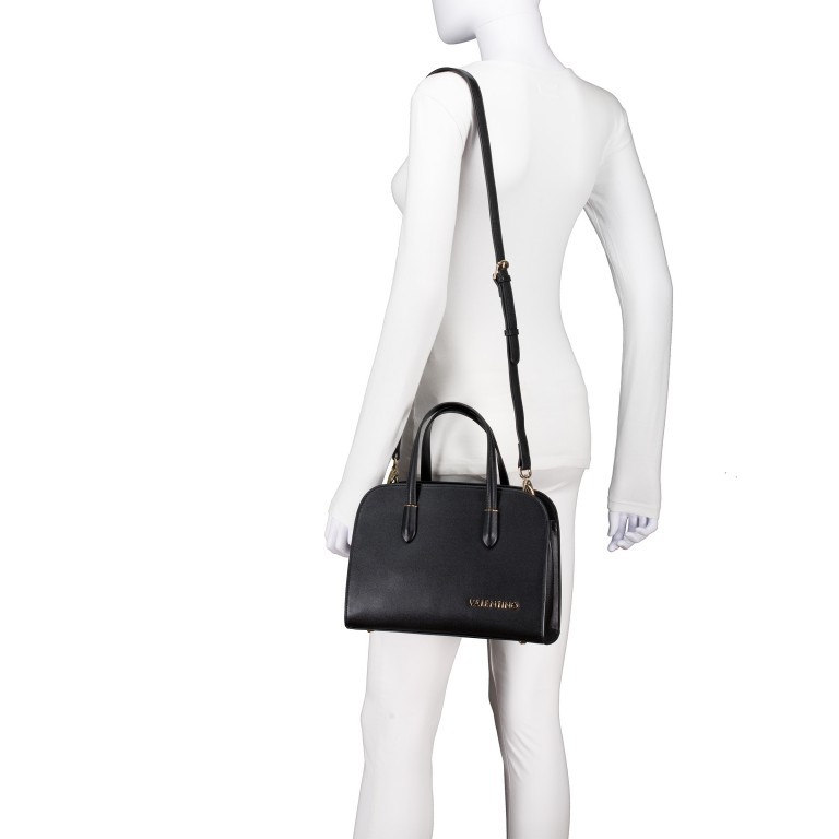 Handtasche Jasmin Nero, Farbe: schwarz, Marke: Valentino Bags, EAN: 8054942606808, Abmessungen in cm: 28x21x11.5, Bild 5 von 7