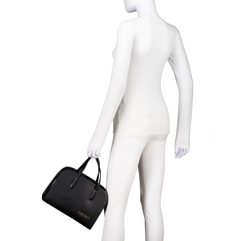 Handtasche Jasmin Nero, Farbe: schwarz, Marke: Valentino Bags, EAN: 8054942606808, Abmessungen in cm: 28x21x11.5, Bild 4 von 7
