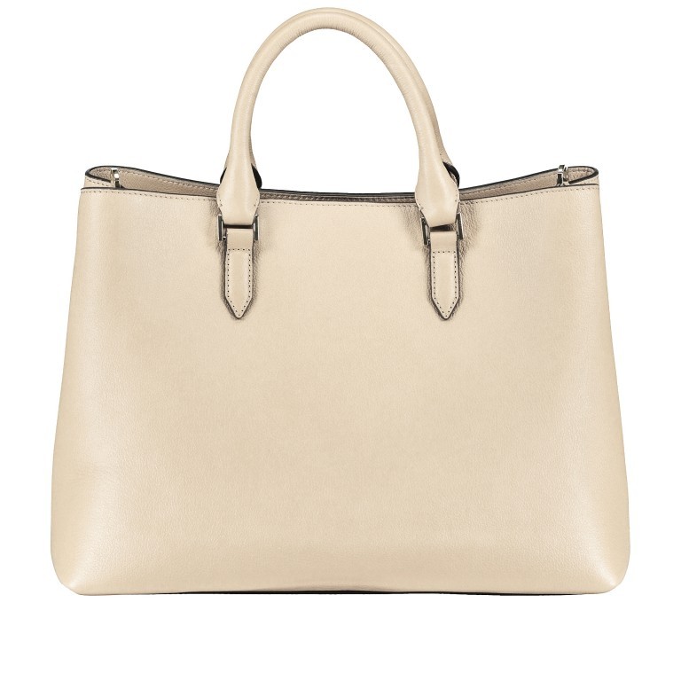 Handtasche Alyce Business Shopper mit zwei Schulterriemen Light Beige, Farbe: beige, Marke: BOSS, EAN: 4063542794987, Abmessungen in cm: 37x28x19.5, Bild 3 von 7