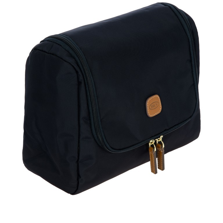 Kulturbeutel X-BAG & X-Travel zum Aufhängen Ocean Blue, Farbe: blau/petrol, Marke: Brics, EAN: 8016623918419, Abmessungen in cm: 26x23.5x11, Bild 2 von 6