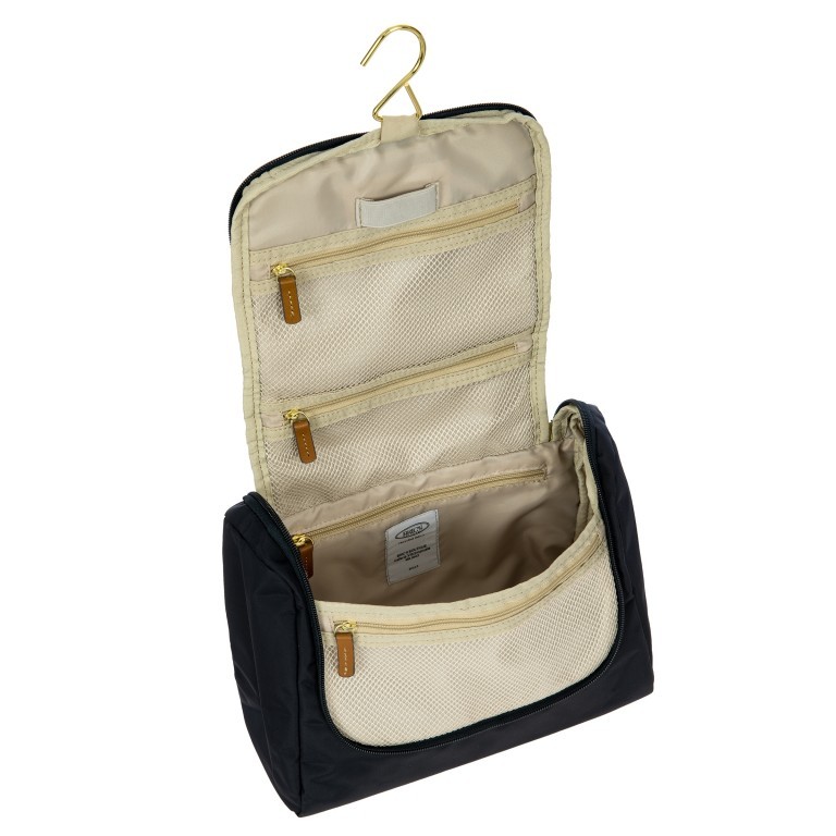 Kulturbeutel X-BAG & X-Travel zum Aufhängen Ocean Blue, Farbe: blau/petrol, Marke: Brics, EAN: 8016623918419, Abmessungen in cm: 26x23.5x11, Bild 5 von 6
