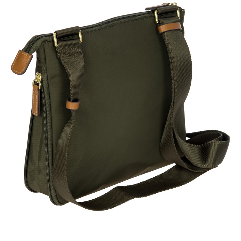 Umhängetasche X-BAG & X-Travel Olive, Farbe: grün/oliv, Marke: Brics, EAN: 8016623918457, Abmessungen in cm: 26.5x23.5x1.5, Bild 4 von 7