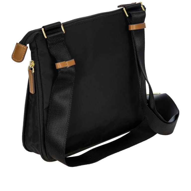 Umhängetasche X-BAG & X-Travel Black, Farbe: schwarz, Marke: Brics, EAN: 8016623918464, Abmessungen in cm: 26.5x23.5x1.5, Bild 4 von 7