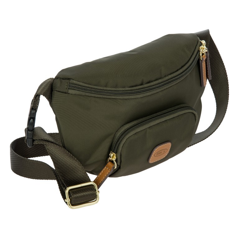 Gürteltasche X-BAG & X-Travel Olive, Farbe: grün/oliv, Marke: Brics, EAN: 8016623918488, Abmessungen in cm: 27x14x8, Bild 2 von 8