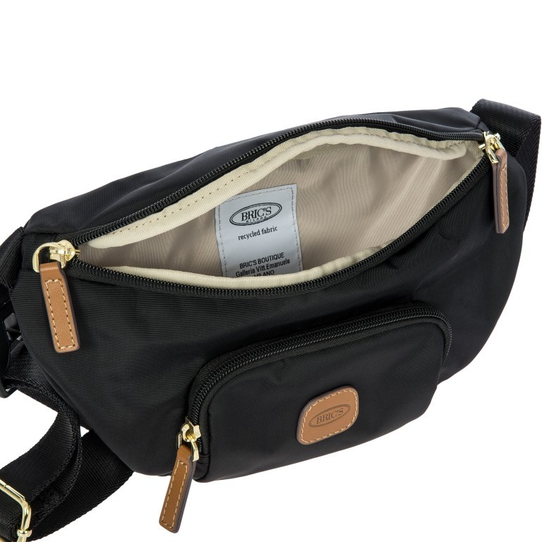 Gürteltasche X-BAG & X-Travel Black, Farbe: schwarz, Marke: Brics, EAN: 8016623918495, Abmessungen in cm: 27x14x8, Bild 7 von 8