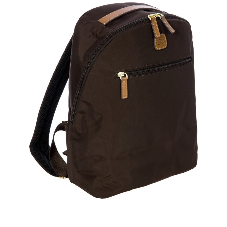 Rucksack X-BAG & X-Travel Brown, Farbe: braun, Marke: Brics, EAN: 8016623959894, Abmessungen in cm: 30x33x12, Bild 2 von 7