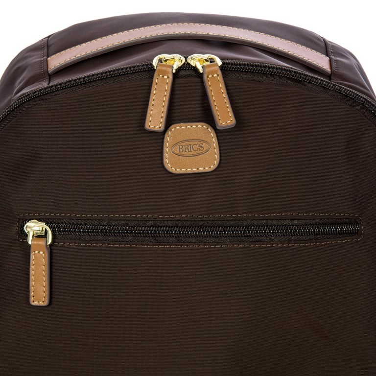 Rucksack X-BAG & X-Travel Brown, Farbe: braun, Marke: Brics, EAN: 8016623959894, Abmessungen in cm: 30x33x12, Bild 7 von 7