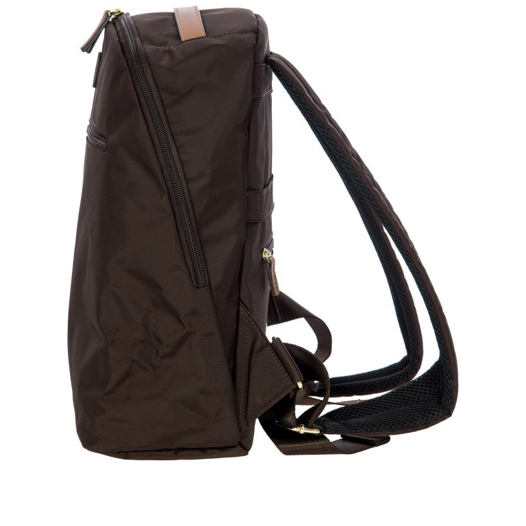 Rucksack X-BAG & X-Travel Brown, Farbe: braun, Marke: Brics, EAN: 8016623959894, Abmessungen in cm: 30x33x12, Bild 3 von 7