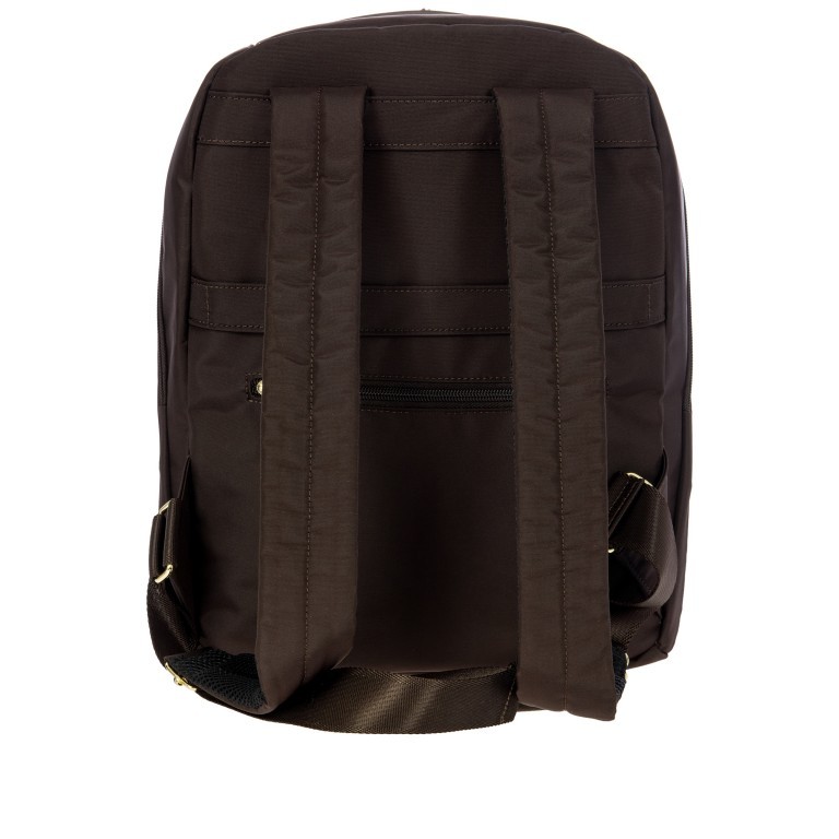 Rucksack X-BAG & X-Travel Brown, Farbe: braun, Marke: Brics, EAN: 8016623959894, Abmessungen in cm: 30x33x12, Bild 4 von 7